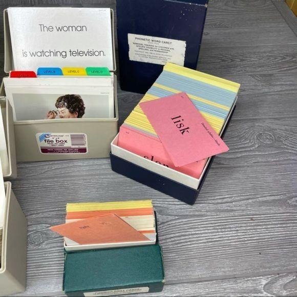 vintage descripto cards for adults with aphasia & phonics books - Picture 6 of 8